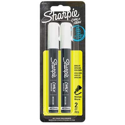 Sharpie Chalk Markers 2157734 Bullet Medium White