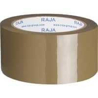RAJA Packaging Tape Brown 50 mm (W) x 66 m (L) Polypropylene