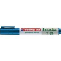 EDDING Permanent Marker e-22 Broad Chisel Blue