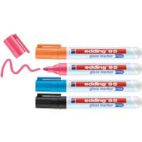 EDDING Glass Marker e-95 Felt Tip 1,5-3 mm Assorted