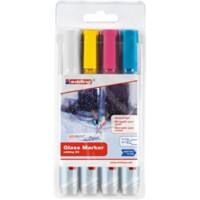 EDDING Glass Marker e-95 Felt Tip 1,5-3 mm Assorted
