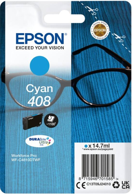 Epson T09J Original Ink Cartridge C13T09J24010 Cyan