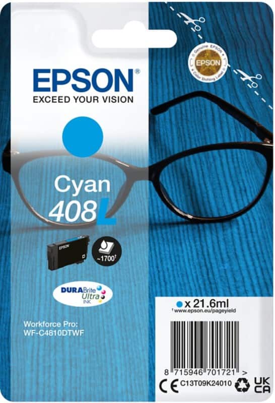 Epson T09K Original Ink Cartridge C13T09K24010 Cyan
