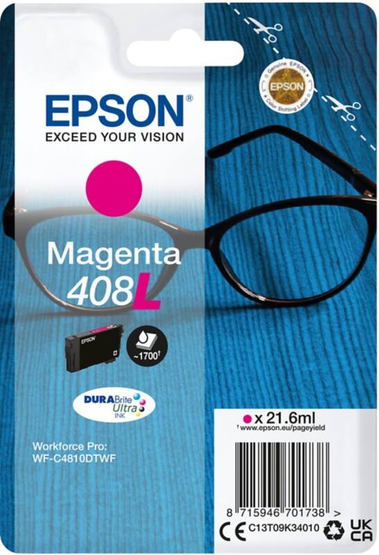 Epson T09K Original Ink Cartridge C13T09K34010 Magenta