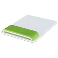 Leitz Ergo WOW Mouse Pad with Height Adjustable Wrist Support for Standard Mouse 6517 White, Green