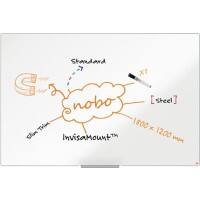Nobo Impression Pro Whiteboard 1915406 Wall Mounted Magnetic Lacquered Steel 180 x 120 cm Slim Frame