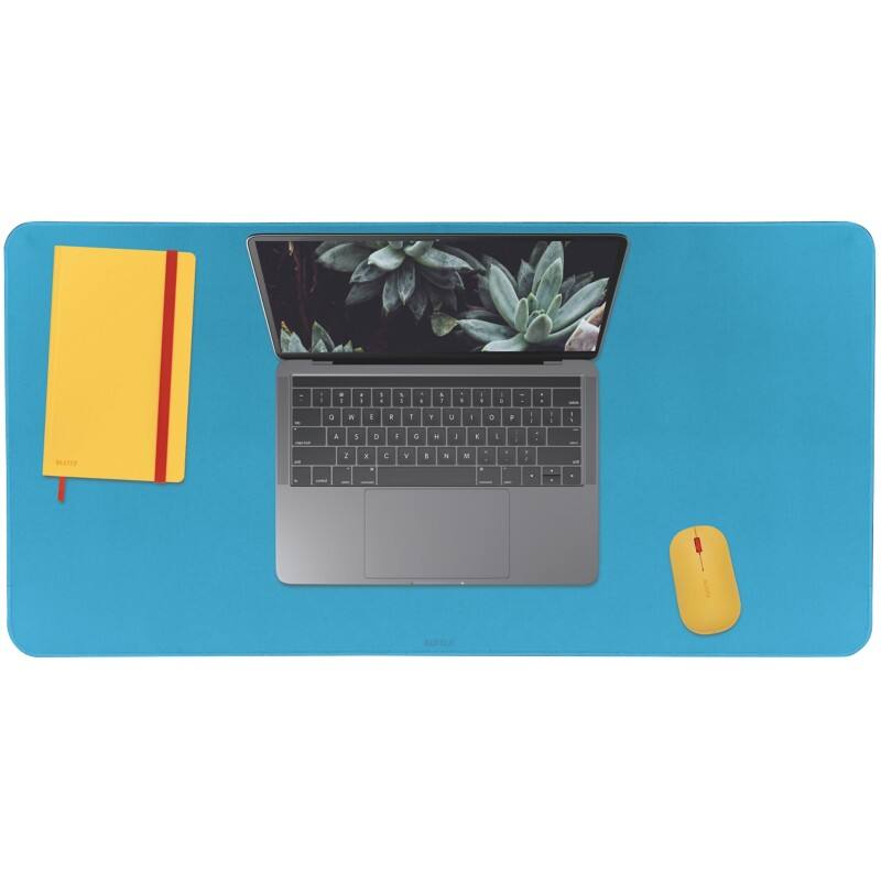 Leitz Cosy Desk Mat Polyester, Foam Blue 80 x 40 cm