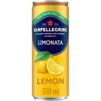 S.Pellegrino Limonata Soft Drink Sparkling Lemon 24 Bottles of 330 ml