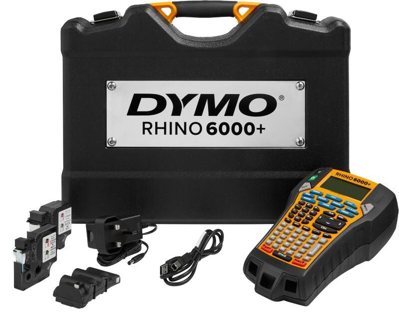 DYMO Rhino 6000+ Label Maker ABC Black, Yellow
