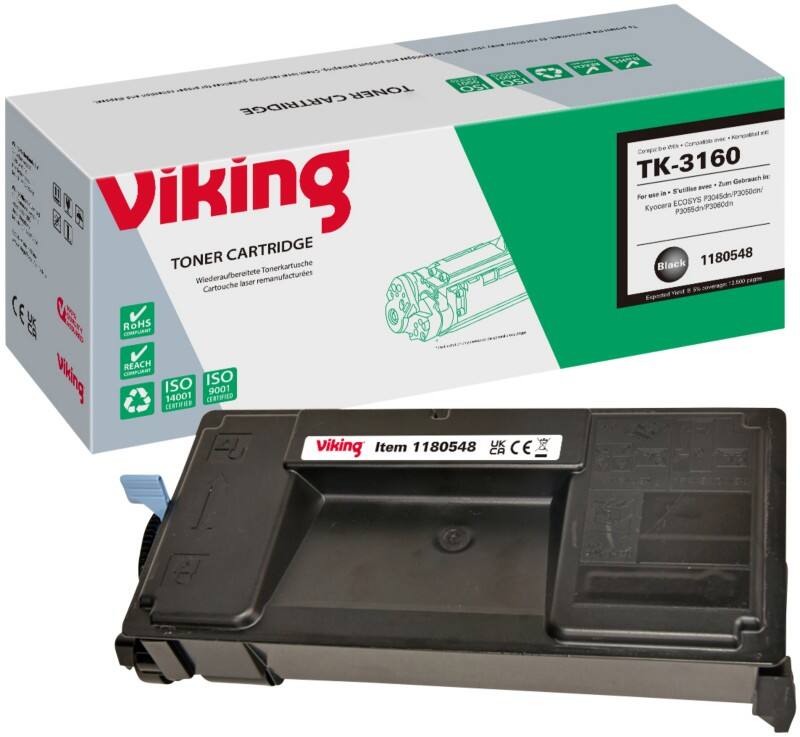 Viking TK3160 Compatible Kyocera Toner Cartridge Black
