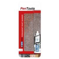 Pentel Permanent Marker Medium Bullet 3mm White Not Refillable