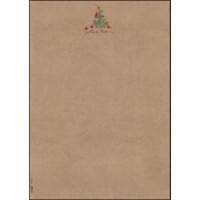 Sigel Christmas Paper DP415 A4 100 gsm Brown 21 x 12 cm Pack of 100