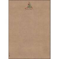 Sigel Christmas Paper DP415 A4 100 gsm Brown 21 x 12 cm Pack of 100