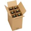 RAJA Bottle Box Board 184 (W) x 330(D) x 270 (H) mm Brown Pack of 20