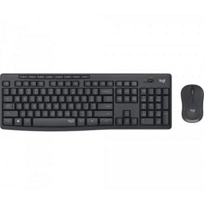 Logitech Set Keyboard And Mouse Wireless MK295 Graphite QWERTY 920-009799