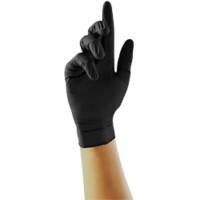 PRO.TECT Disposable Gloves Nitrile Non-powdered Extra Large (XL) Black Pack of 100