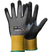 TEGERA Infinity Non Disposable Handling Gloves Nitrile Foam Size 7 Grey, Yellow 6 Pairs