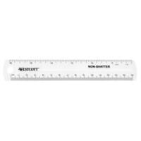 Westcott Ruler E-10122 00 Transparent 15 cm