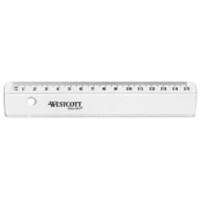 Westcott Ruler E-10150 BP Transparent 15 cm