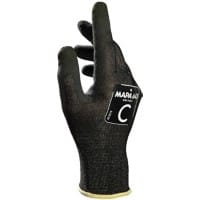 Mapa Professional Krytech 643 Non-Disposable Handling Gloves Nitrile Size 9 Black