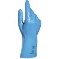 Mapa Professional Type B 300 Non-Disposable Chemical Gloves Latex Size 10 Blue