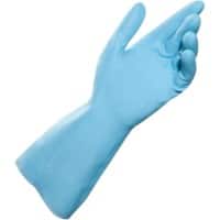 Mapa Professional Vital 117 Cleaning Gloves Latex Non-Powdered Medium (M) Blue 2 Gloves 