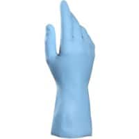 Mapa Professional Vital 117 Non-Disposable Cleaning Gloves Latex Size 8 Blue