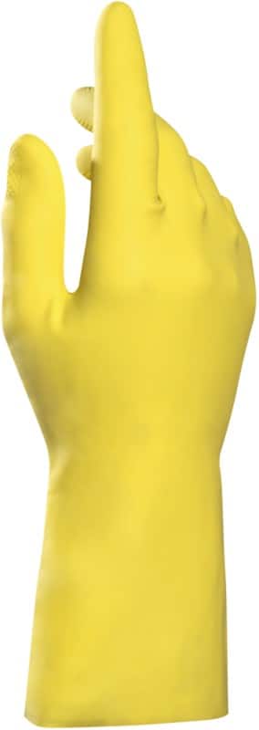 Mapa Professional Vital 124 Cleaning Gloves Latex Non-Powdered Large (L) Yellow 2 Gloves 