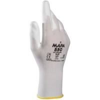 Mapa Professional Ultrane 550 Gloves PU (Polypropylene) Size 7 White