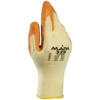 Mapa Professional Titan 328 Handling Gloves Latex Non-Powdered Large (L) Yellow 2 Gloves 