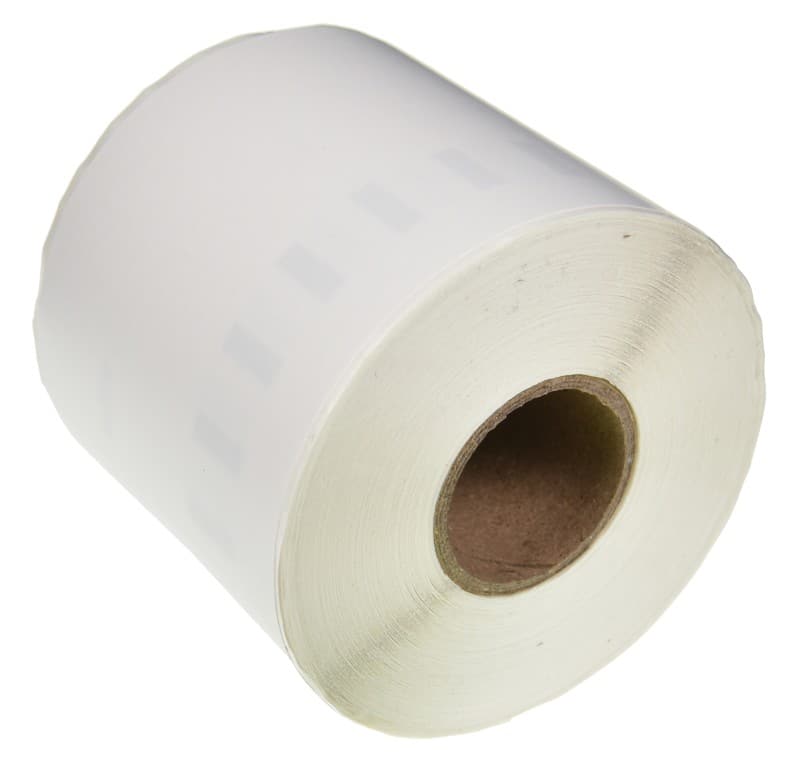 LW Label Roll Compatible DYMO 99018 5DY99019-WT Adhesive Black on White 65 mm 110 Labels