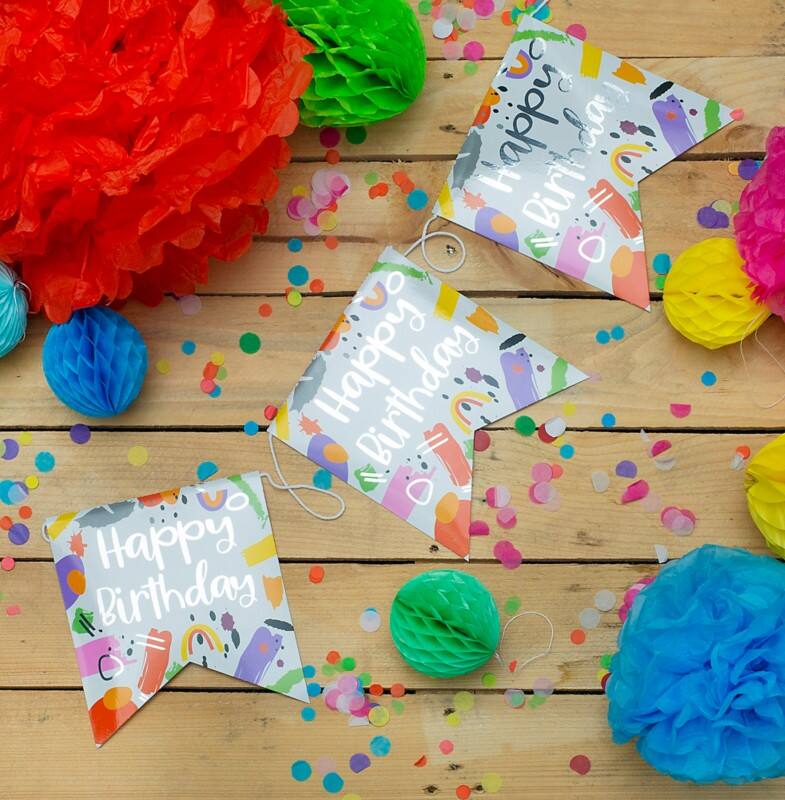 On the Wall 'Happy Birthday' Garland