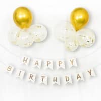 On the Wall Greeting Card Happy Birthday Gold Model: 23187