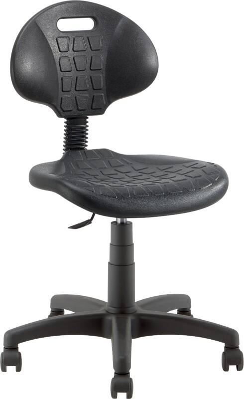 Teknik 01 Chair Plastic Without armrest Black 110 kg 680 x 680 x 960 mm 5 Castors