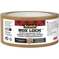 Scotch Box Lock Paper Packaging Tape, 48 mm x 22.8 m