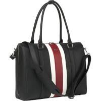 SOCHA Laptop Bag 17.3 " Synthetic Leather Black 44 x 14 x 32 cm