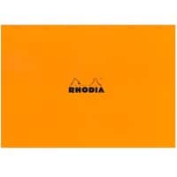 Rhodia Notepad 38200C A3+ Squared Stapled Top Bound Cardboard Soft Cover Orange Perforated 160 Pages