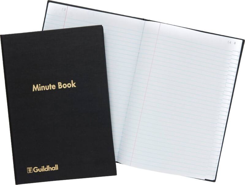 Guildhall Minute Book 32/MZ Not perforated 20.9 x 1.5 x 30.6 cm Black 