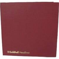 Guildhall Account Book 58/27Z Not perforated 31.1 x 1 x 30.5 Burgundy