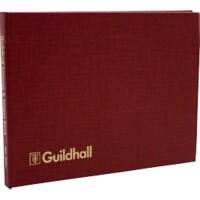 Guildhall Petty Cash Book 202HZ Ruled 20.3 x 1.1 x 14.9 cm Red