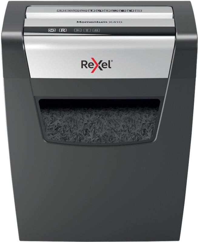 Rexel Momentum Shredder 11 Sheets 10 Sheets Cross Cut Security Level P-4 23 L X410