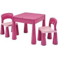 LIBERTY HOUSE TOYS Table And Chairs Set 899PN Pink 510 (W) x 530 (D) x 465 (H) mm