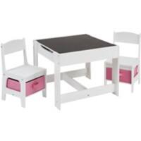 LIBERTY HOUSE TOYS Table And Chairs Set TF5412-W Multicolour 600 (W) x 600 (D) x 480 (H) mm