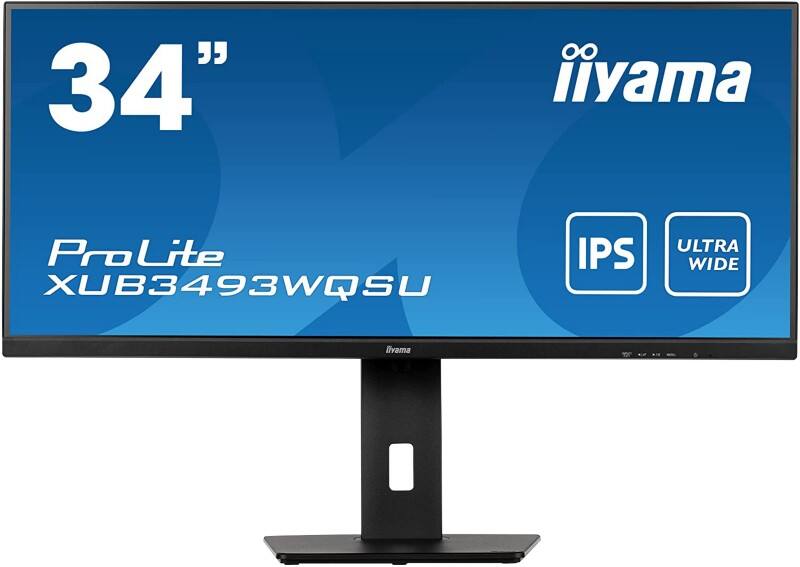 iiyama ProLite XUB3493WQSU-B5 Monitor 86.4 cm (34") UltraWide Quad HD LED Black