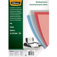Fellowes Binding Cover A4 Transparent Pack of 100
