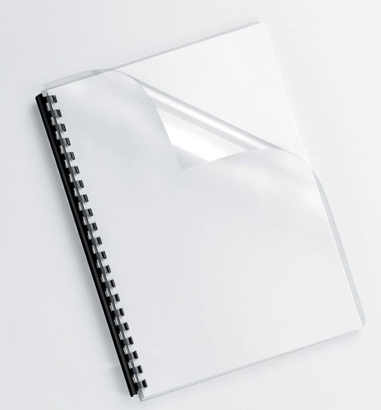 Fellowes Binding Cover A4 PVC (Polyvinyl Chloride) Transparent Pack of 100