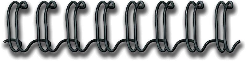 Fellowes Binding Wires A4 Black Pack of 100