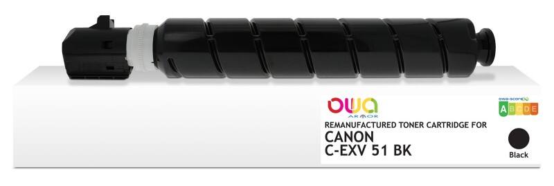 OWA C-EXV 51 K Compatible Canon Ink Cartridge 0481C002AA-OWA Black