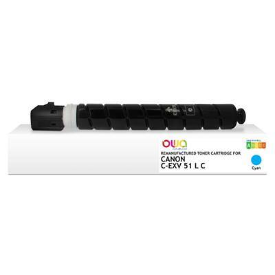 OWA C-EXV 51 L C Compatible Canon Ink Cartridge K40142OW Cyan