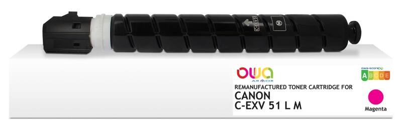 OWA C-EXV 51 L M Compatible Canon Ink Cartridge K40143OW Magenta